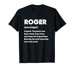 Roger name shirt for sale  Delivered anywhere in USA 