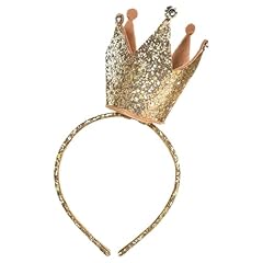 Gold birthday crown for sale  Delivered anywhere in USA 