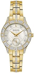 Bulova ladies crystal for sale  Delivered anywhere in USA 