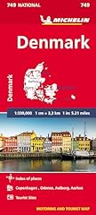 Michelin denmark map d'occasion  Livré partout en Belgiqu