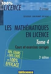 Mathématiques licence tome d'occasion  Livré partout en France