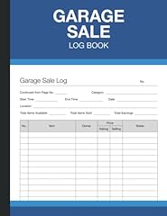 Garage sale log for sale  Delivered anywhere in USA 