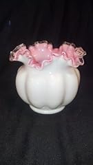 Fenton white pink for sale  Delivered anywhere in USA 