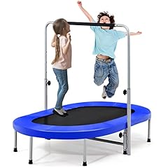 Gymax trampoline double d'occasion  Livré partout en Belgiqu
