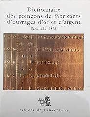 Dictionnaire poinçons fabrica d'occasion  Livré partout en France