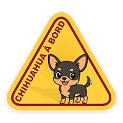 Sticker chihuahua bord d'occasion  Livré partout en France