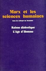Marx sciences humaines. d'occasion  Livré partout en France