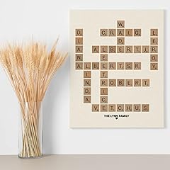 Personalized family scrabble for sale  Delivered anywhere in USA 
