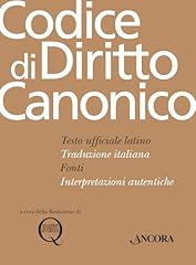 Codice diritto canonico usato  Spedito ovunque in Italia 