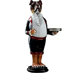 Boxing Dog Waiter Statue Boxer Dog Butler Statue Tray for sale  Delivered anywhere in USA 