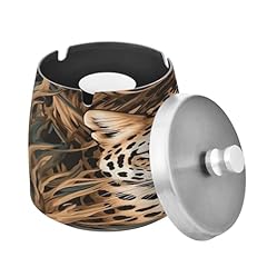 Skyshu leopard ashtray for sale  Delivered anywhere in UK