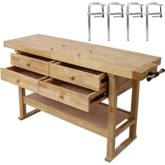 55in wooden workbench for sale  Delivered anywhere in USA 