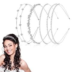 Pcs silver rhinestone for sale  Delivered anywhere in UK