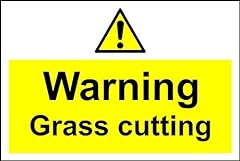Caution grass cutting for sale  Delivered anywhere in Ireland