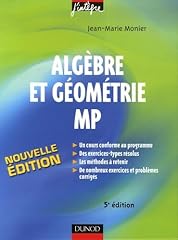 Algèbre géométrie cours d'occasion  Livré partout en France