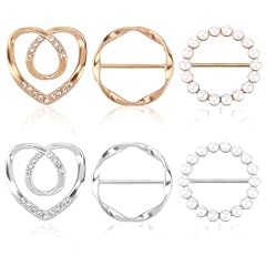 6pcs scarf ring for sale  Delivered anywhere in UK