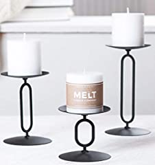 Candle holders black for sale  Delivered anywhere in USA 