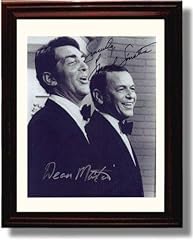 Framed Frank Sinatra and Dean Martin Autograph Replica, used for sale  Delivered anywhere in USA 