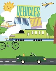 Vehicle coloring book for sale  Delivered anywhere in UK