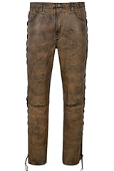 Men biker leather for sale  Delivered anywhere in UK