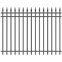 Fence black aluminum for sale  Delivered anywhere in USA 