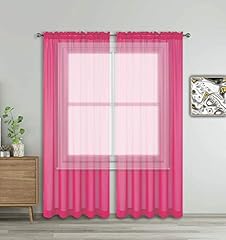 Hot pink sheer for sale  Delivered anywhere in USA 