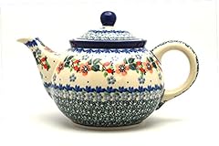 Polish pottery teapot for sale  Delivered anywhere in USA 