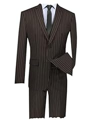 Pinstripe suit men for sale  Delivered anywhere in USA 