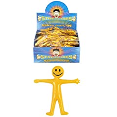 Henbrandt 12 x Smiley Yellow Men Man Stretchy Stretchies, used for sale  Delivered anywhere in UK