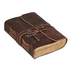 Leather journal lined for sale  Delivered anywhere in UK
