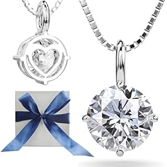 Moissanite diamond necklace for sale  Delivered anywhere in USA 