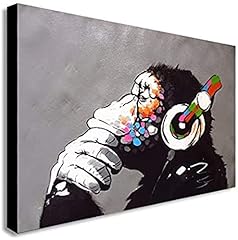 Monkey banksy style for sale  Delivered anywhere in UK