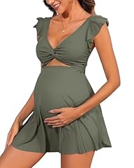 Charmo ruffle maternity for sale  Delivered anywhere in USA 