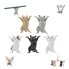 5-PCS Funny Cat Pen Holder Dance Cat Figure Cat Headphone for sale  Delivered anywhere in Canada