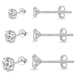 Sterling silver stud for sale  Delivered anywhere in USA 