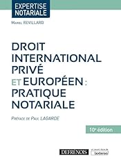 Droit international privé d'occasion  Livré partout en France