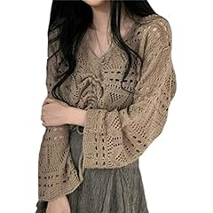 Cottagecore blouse crochet for sale  Delivered anywhere in USA 