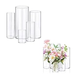 5pcs glass vase for sale  Delivered anywhere in USA 