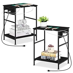Mooace black nightstands for sale  Delivered anywhere in USA 