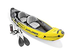 Intex Explorer K2 Kayak, Set Kayak Gonfiabile Per Due usato  Spedito ovunque in Italia 