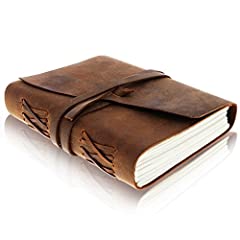 Leather journal writing for sale  Delivered anywhere in UK