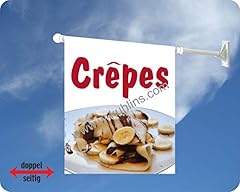Werbeflagge werbefahne crepes gebraucht kaufen  Wird an jeden Ort in Deutschland