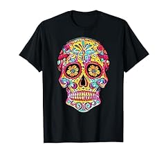 Sugar skull shirt usato  Spedito ovunque in Italia 
