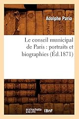 Conseil municipal paris d'occasion  Livré partout en France