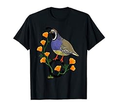 Used, California Quail State Bird Californian Poppy Flowers for sale  Delivered anywhere in UK