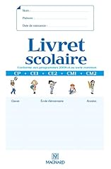 Livret scolaire école d'occasion  Livré partout en France