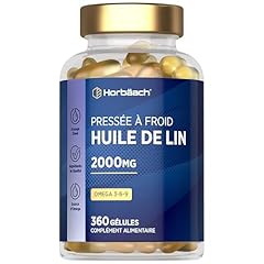 Huile lin 2000mg d'occasion  Livré partout en France