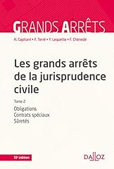 Grands arrêts jurisprudence d'occasion  Livré partout en France