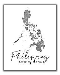 Philippines map wall for sale  Delivered anywhere in USA 