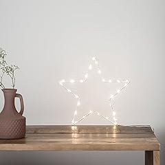 Lights4fun stella metallo usato  Spedito ovunque in Italia 